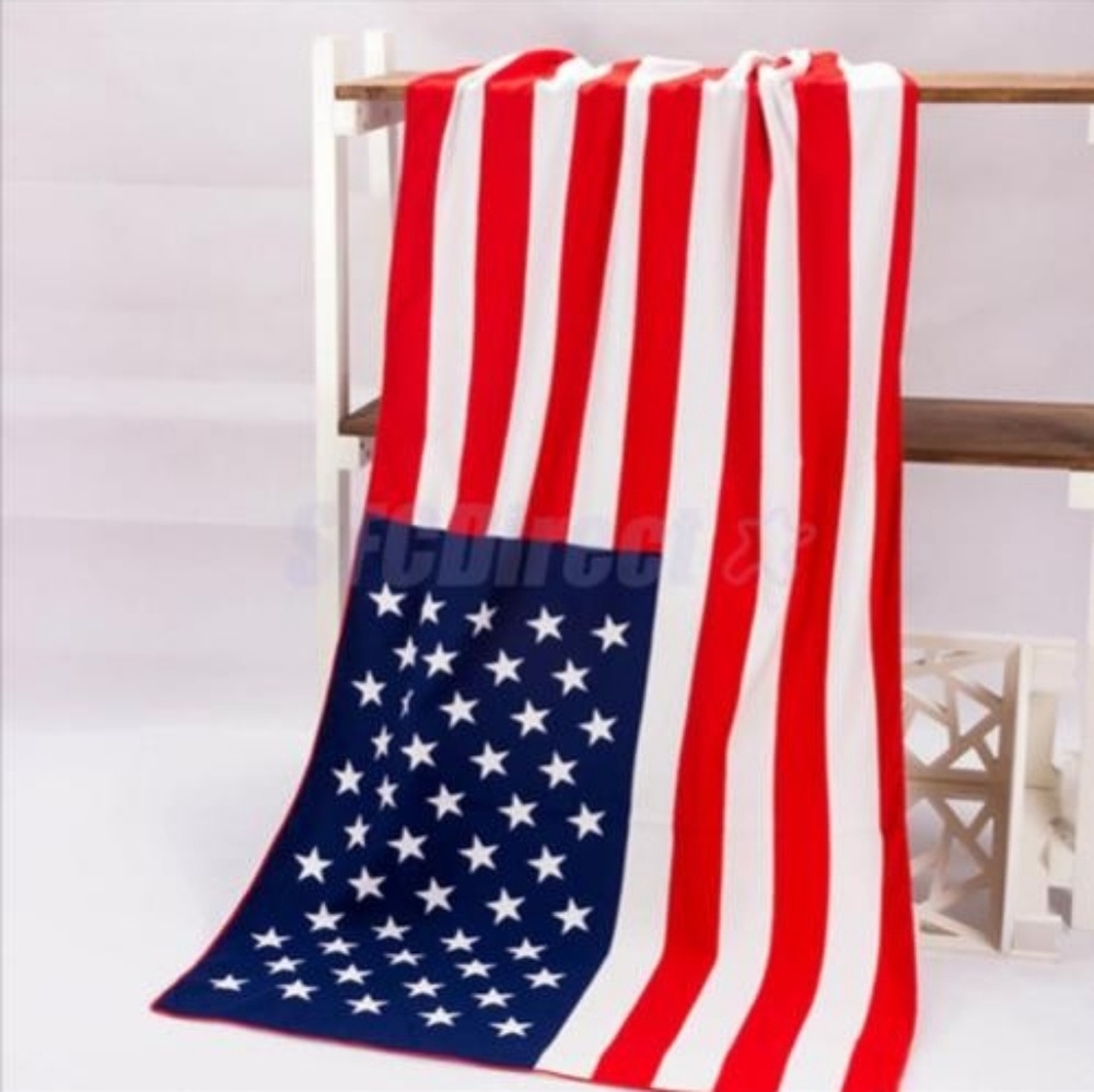 69076 American Flag Beach Towel